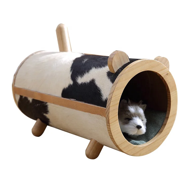 wooden cat tunnel