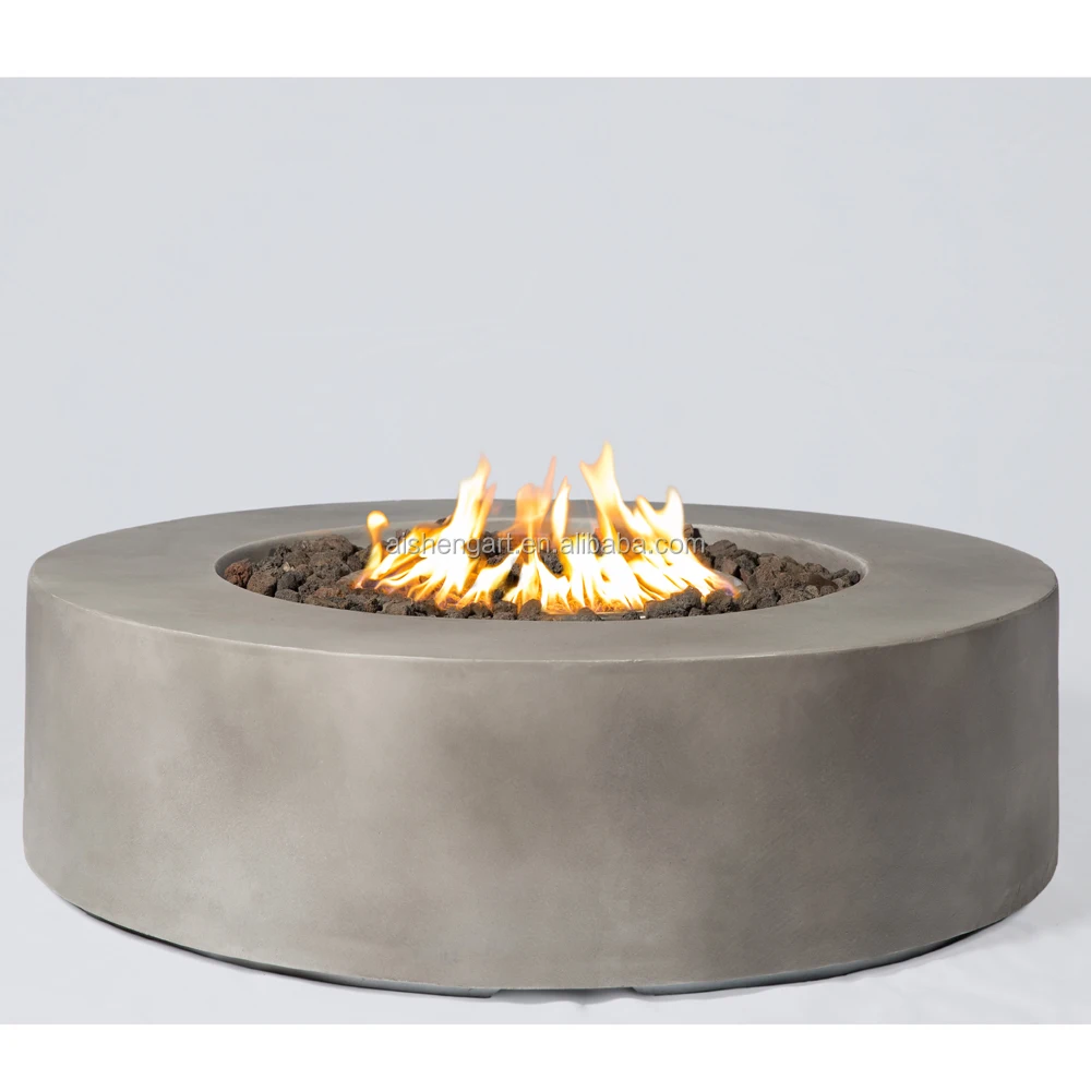 Baltic Round Propane Fire Pit Table