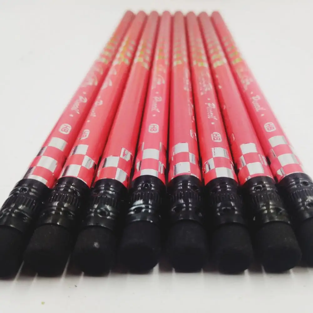 Top Quality Promotional Plastic Pencil With Eraser