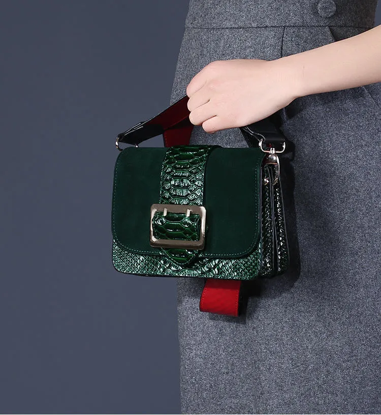 padlock shoulder bolsa