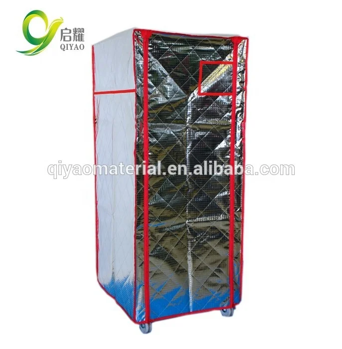 Insulated Thermal Roll Cage Covers with Attached Base Aluminum Foil Thermal Insulated Cover