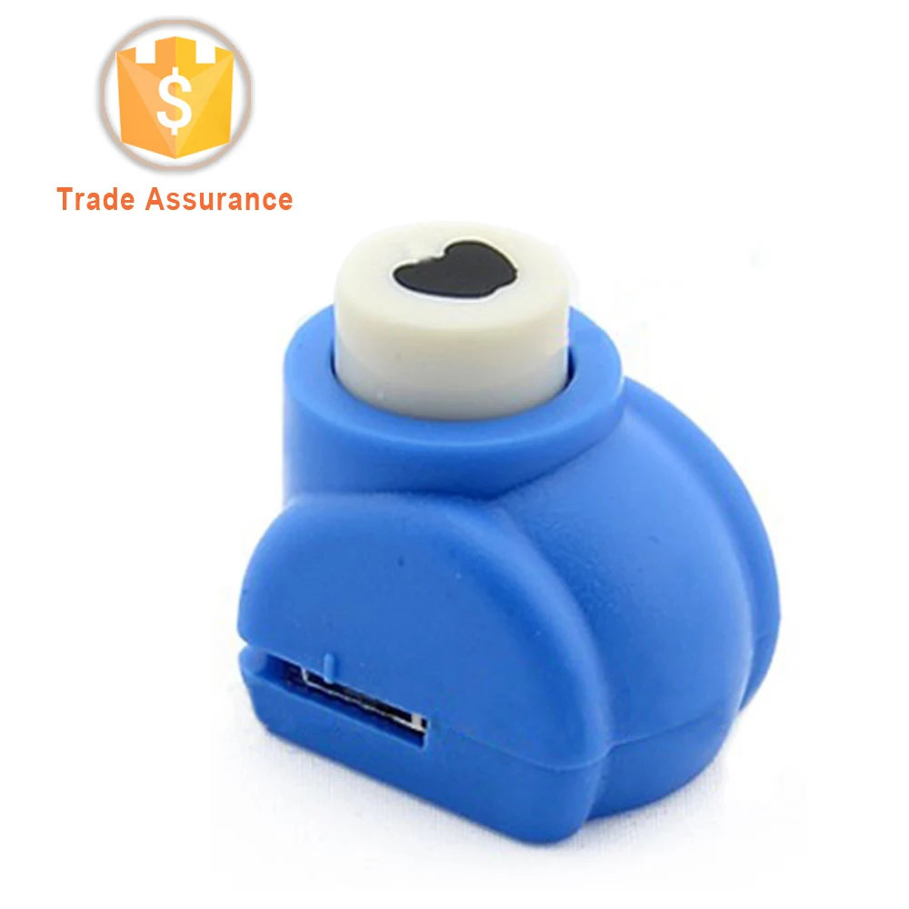 Wholesale Different Pattern Blue Colorful Punching Machine for Paper Mini Craft Puncher for Kids DIY