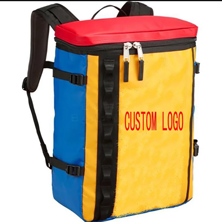 Черный водонепроницаемый рюкзак для улицы