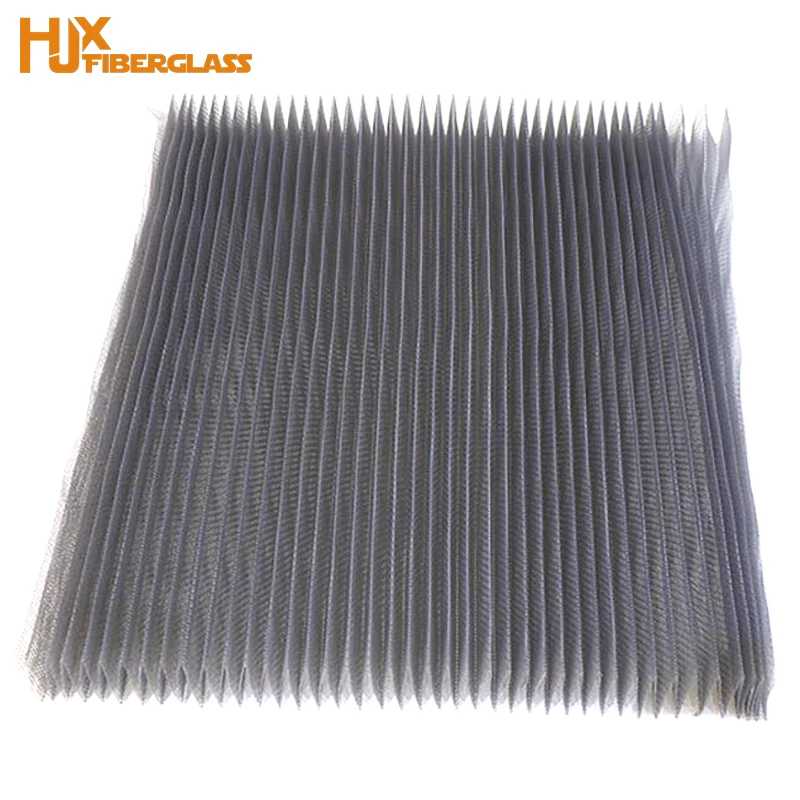 PP Pleated Mosquito Mesh Net Polypropylene Folding Window Screen Plisse Insect Mesh