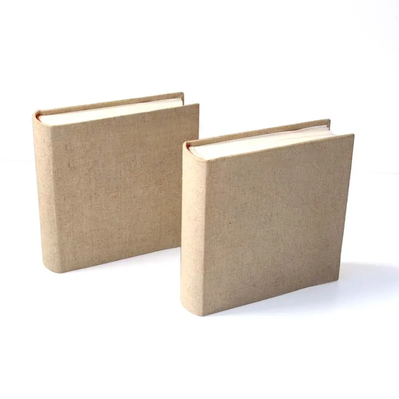 Фотоальбом ручной работы из ткани и льна 4 'x 6' 100