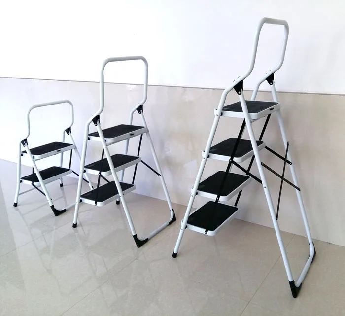 Folding Kitchen 4 Step Ladder with Handrail As Seen on Tv 2017