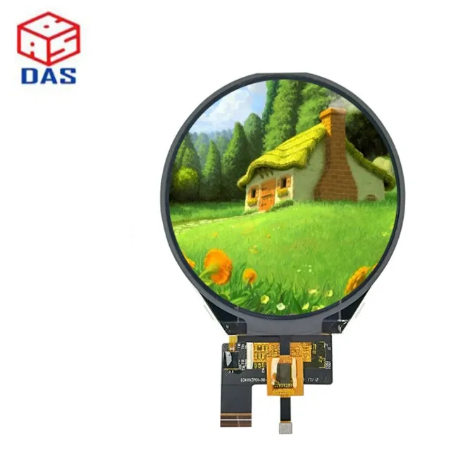 Circular LCD Display without Touch 