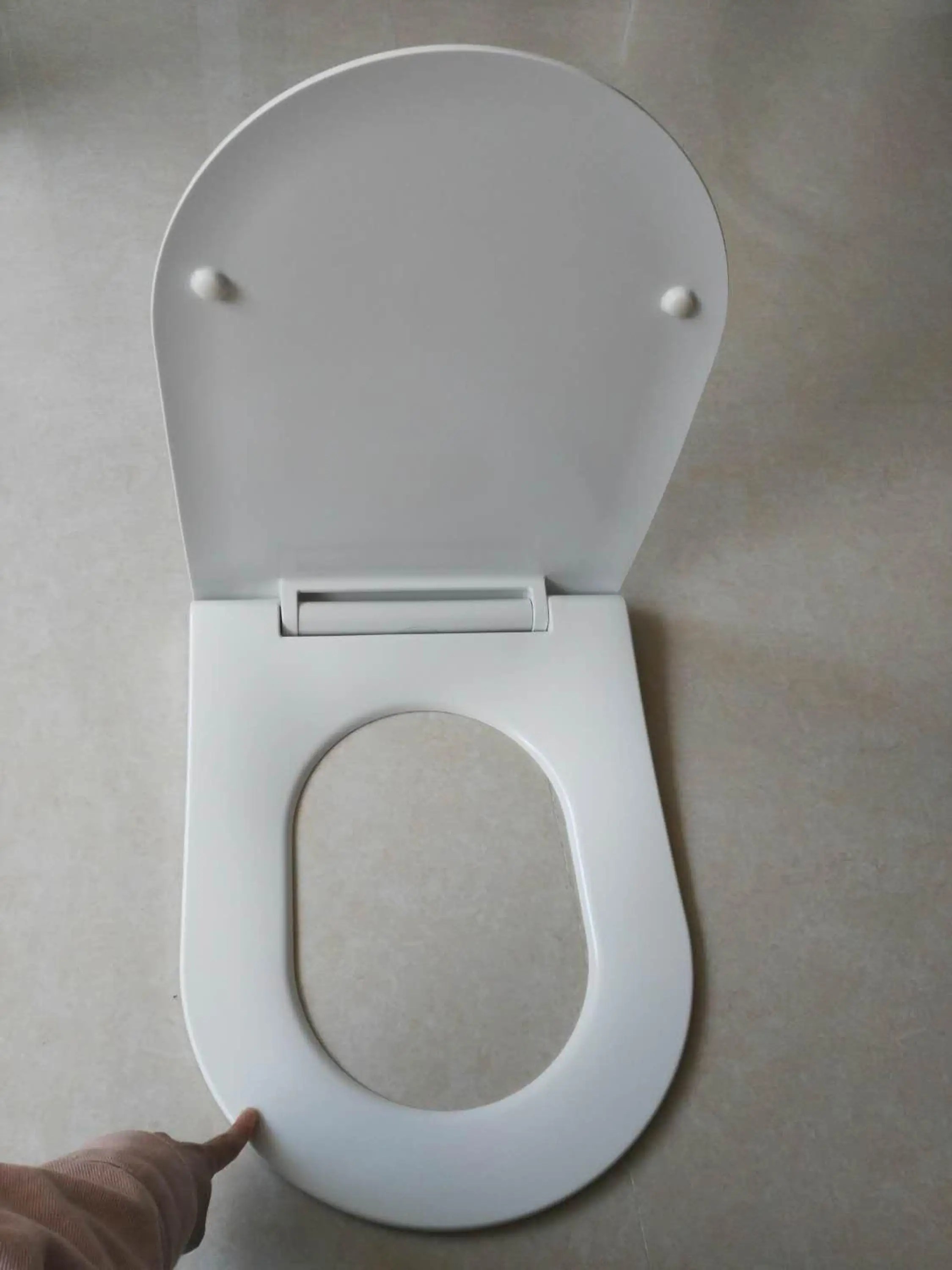 U Shape Soft Close Toilet Lid Matching Two Piece Toilet European Toilet