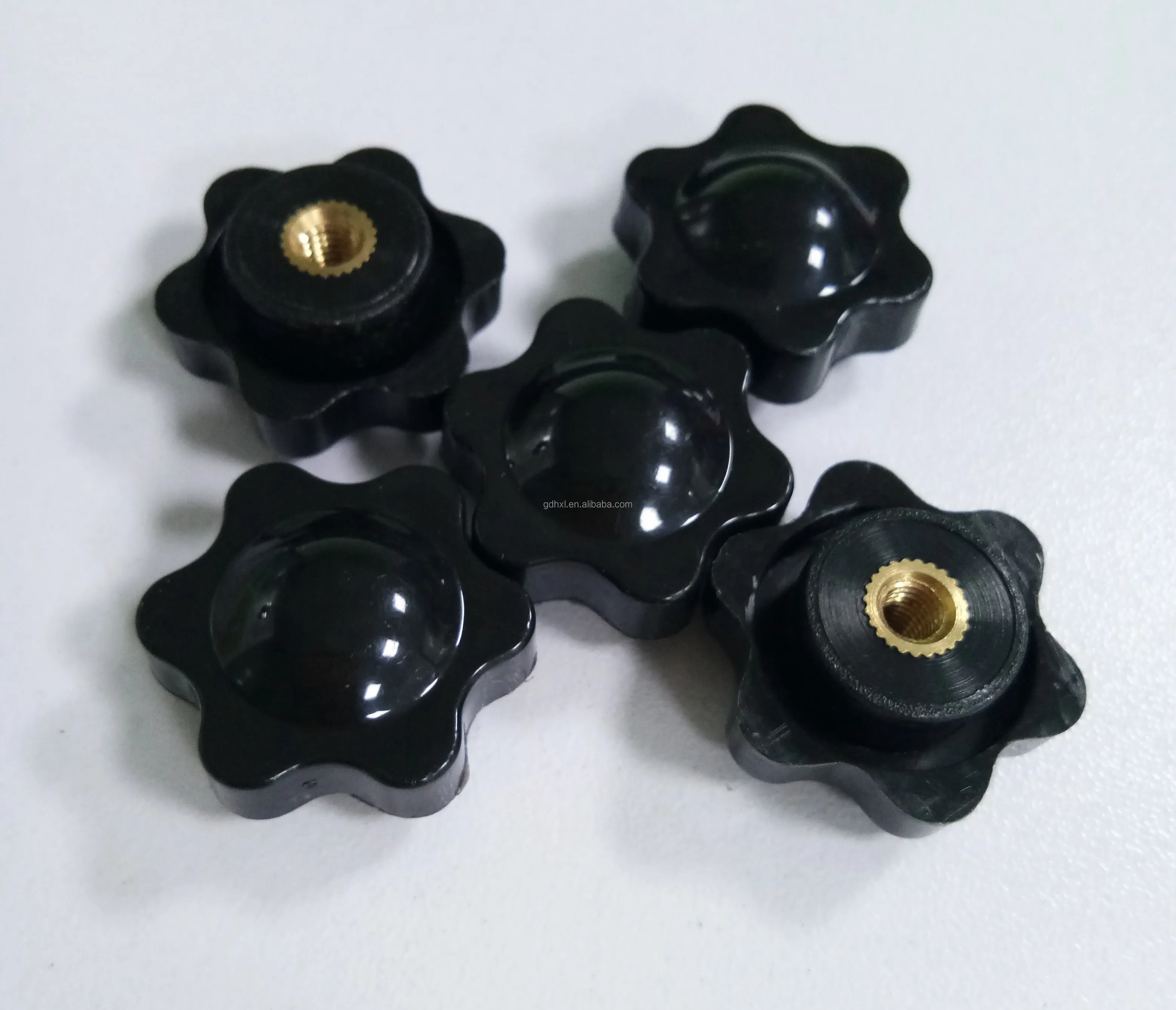 M3 M4 M5 M6 6 Lobe Plastic Hand Knob Thumb Nut Star Knob Nut