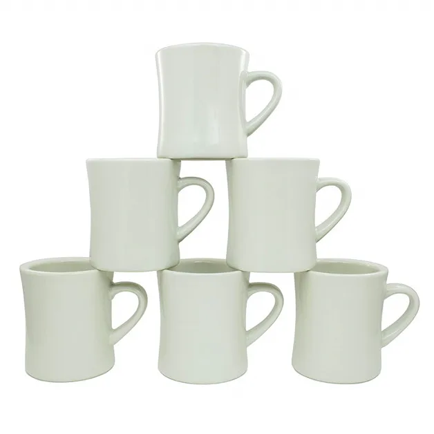 Белые кофейные чашки. Heavy Mug.