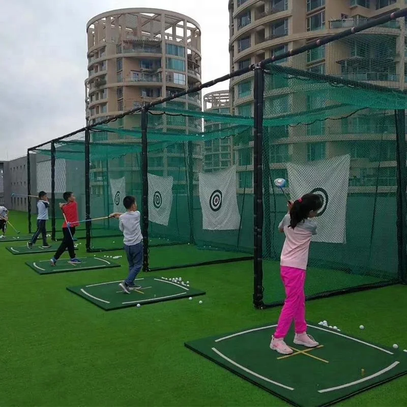 golf practice mat and net