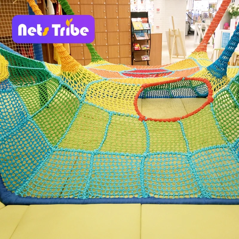 Indoor Soft Playground Equipment For Kids Children Playground Climbing Nets Nylon Rope Crocheted Mesh Climbing Nets Buy Nets Indoor Amusement Entertainment Product On Alibaba Com