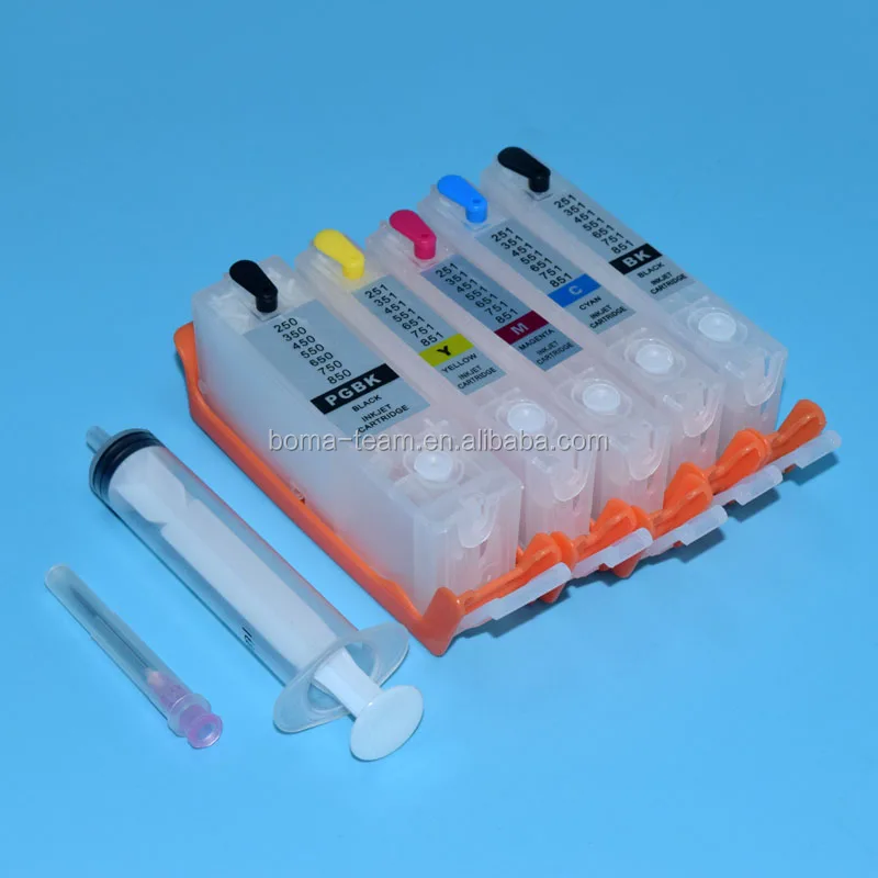 Pgi-450 Cli-451 Refill Ink Cartridge for Canon MG5440 MG5540 MG5640 MG6440 MG6640 MG7540 Ip7240 MX924 IX6540 IX6840 Printers