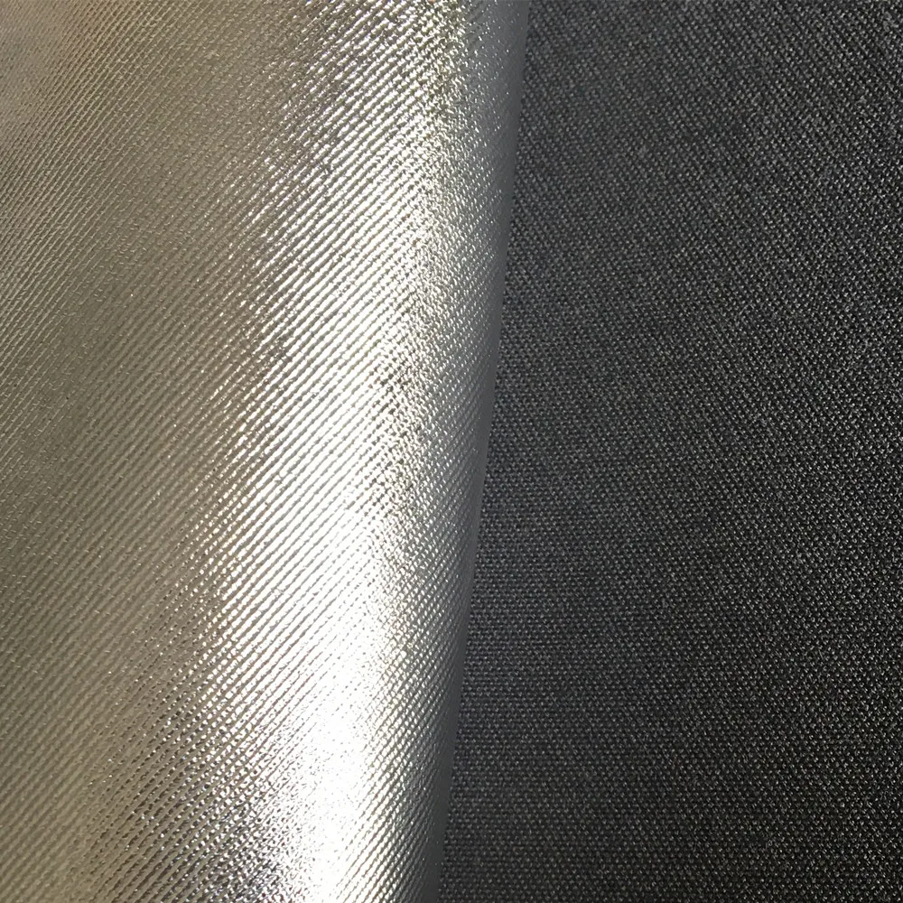 Meta Aramid IIIA Heat Resistant Fabric With Aluminized Heat Reflective Aluminized Fabric for Welding Clothes Heat Radiation