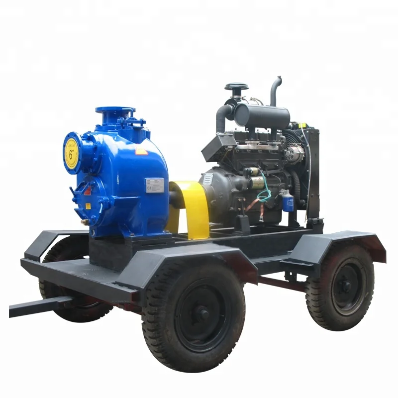 4 Inch Diesel Engine Self-Priming Centrifugal Water Pump for Wastewater Treatment