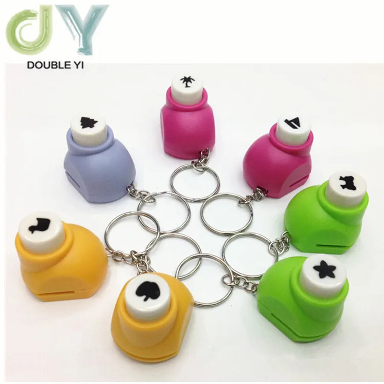 DIY креативный бумажный пунш с брелоком мультяшный ручной пунш