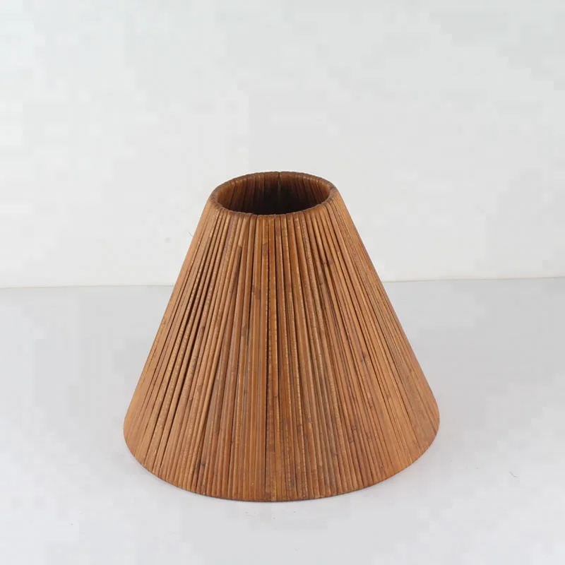 Бамбуковый Плетеный ротанговый потолочный абажур осветительные