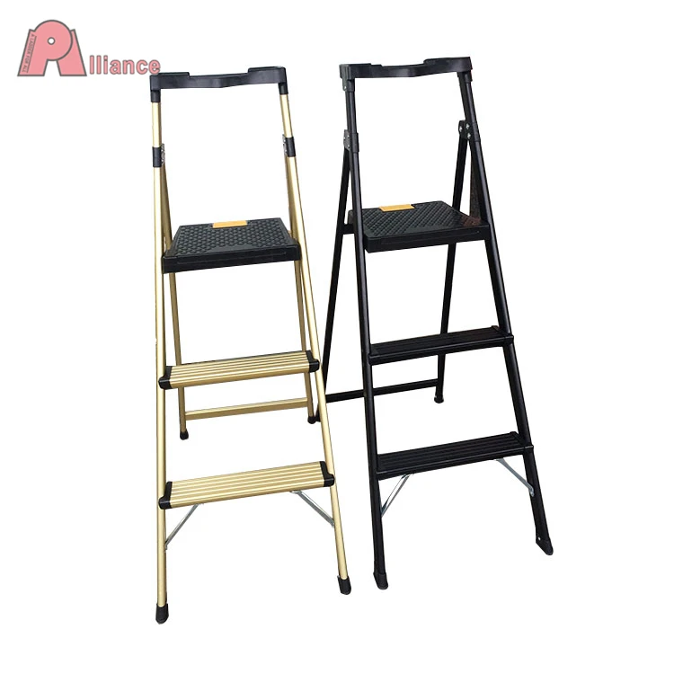 Aluminum Plastic Step Stool Household Ladder / Hot Sale House Hold Ladder / Portable Ladder - Buy Folding With Handrail,Folding Ladders,Metal Folding Ladders Product on Alibaba.com