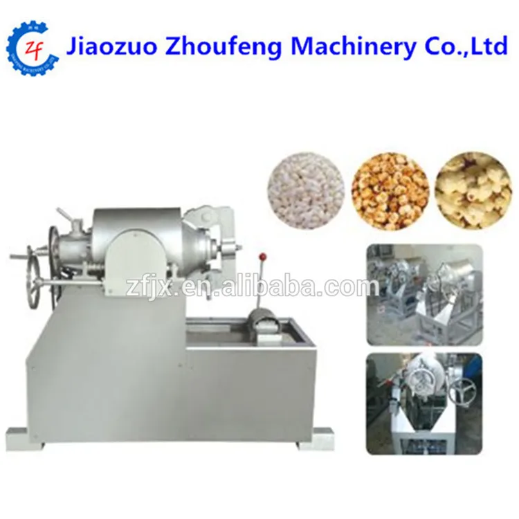 Big Capacity Explosion Puffing Rice Corn Grain Machine