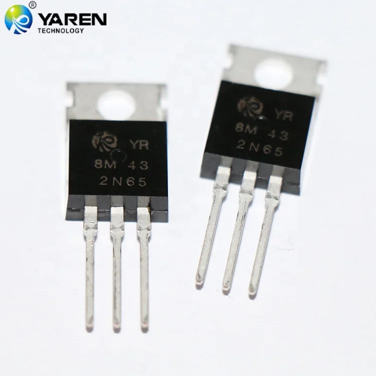 Transistor N-MOSFET unipolar 25W 650V 4,4A  TO220FP STF8N65M5 N-Kanal-Transisto 