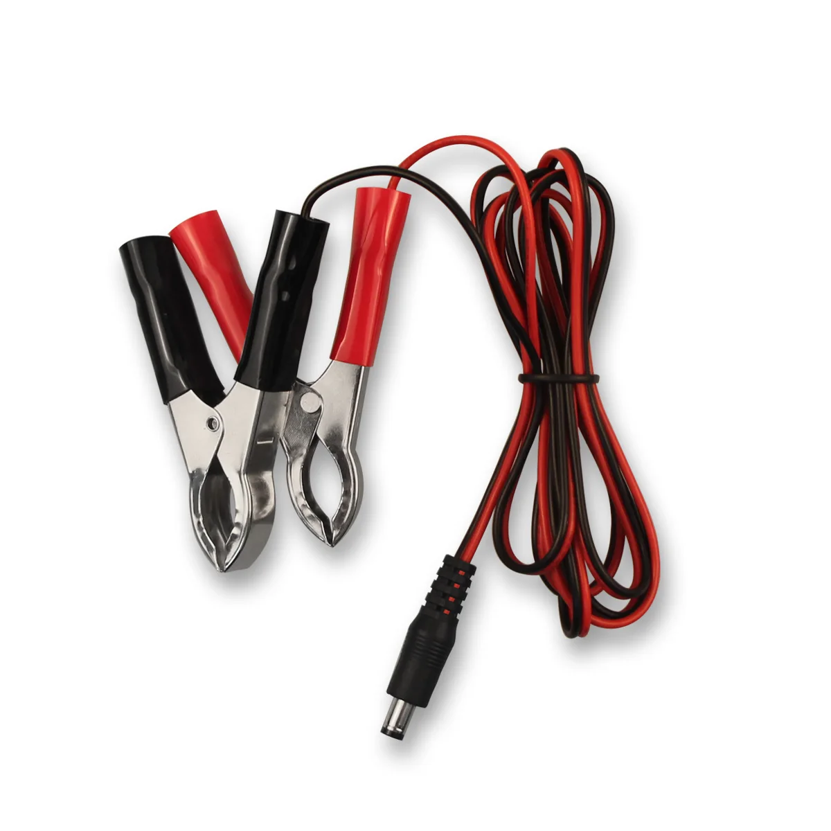 Kit 10 Connettori CC 5.5x2.1 Mm - Spine E Prese A 2 Pin, Cavo 30 Cm, Per Alimentazione CCTV, LED, Audio