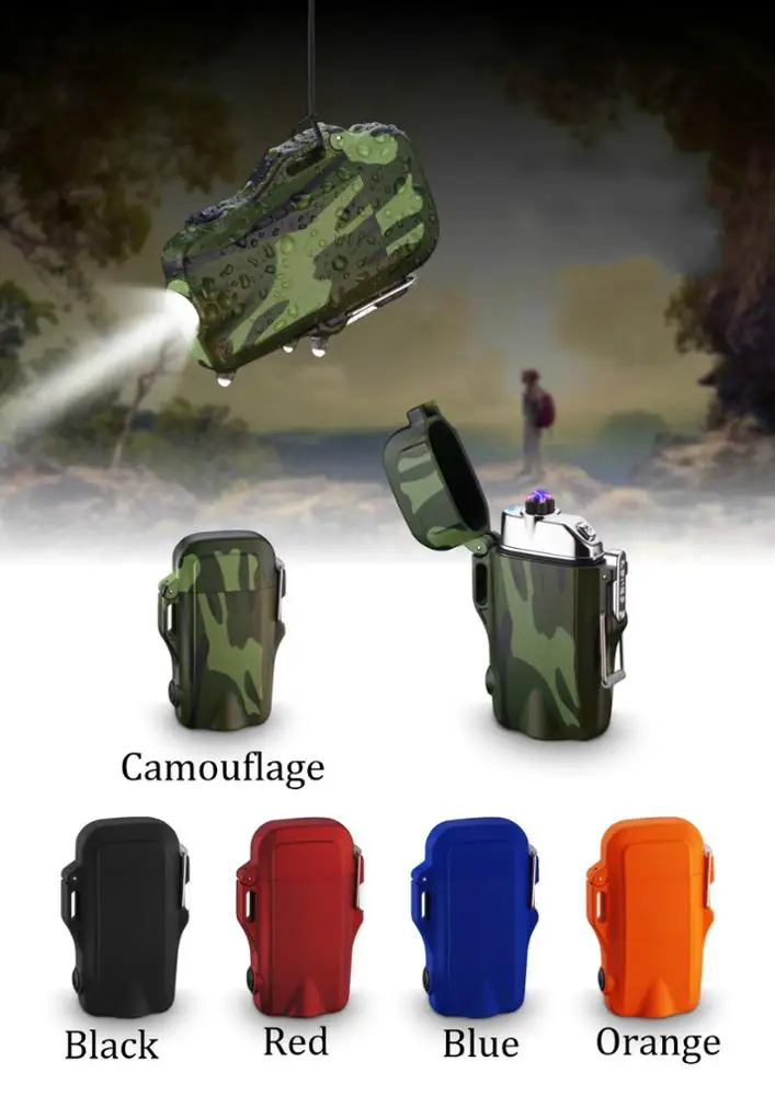 SY-060 водостойкая электрическая машинка для стрижки usb Зажигалка перезаправляемая Зажигалка со вспышкой, высокое качество