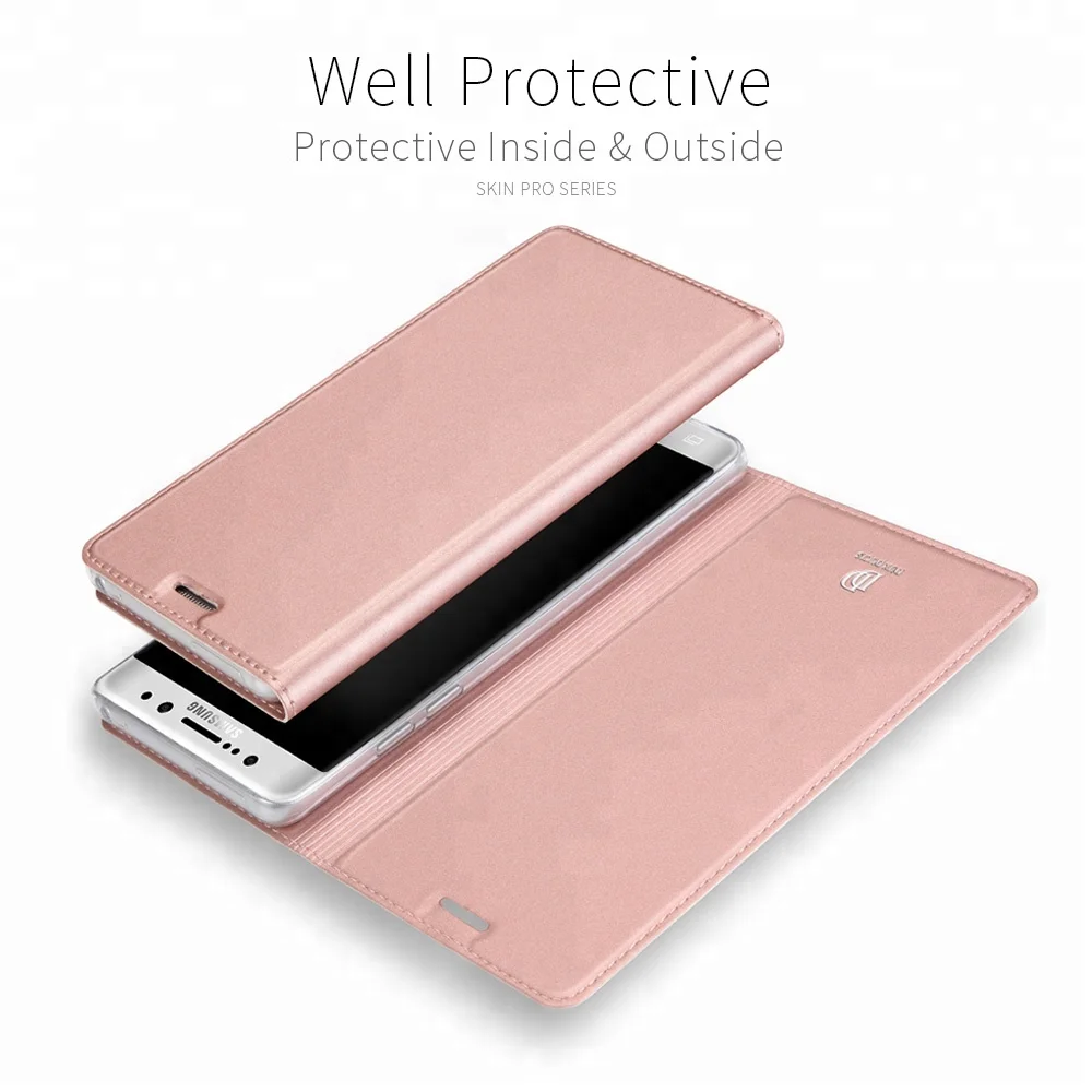 Leather Flip Case Back Cover for Samsung Galaxy C5 C7 C9 Pro J2 J3 J5 J7 A3 A5 A7 S7 S8 Plus A8 2018 S9 Plus