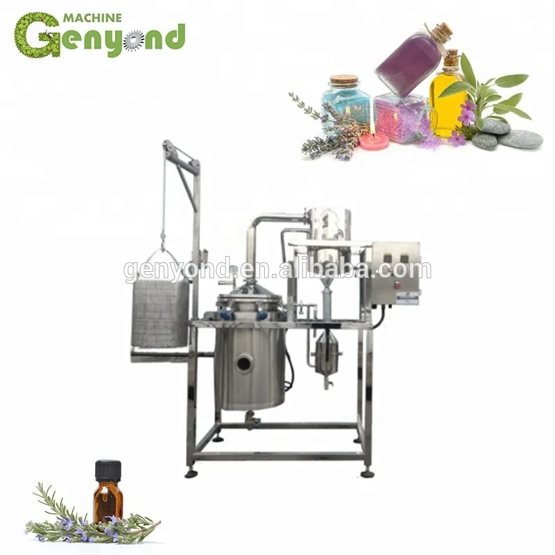 Industrial Essential Oil Distiller Distillation Extraction Plant Essence Extractor Equipment Machine for Flower and Plant