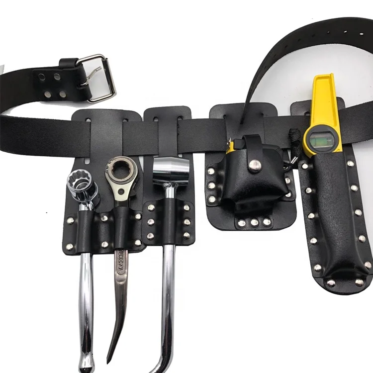 Pure Leather Tool Belt Sets For Scaffolding