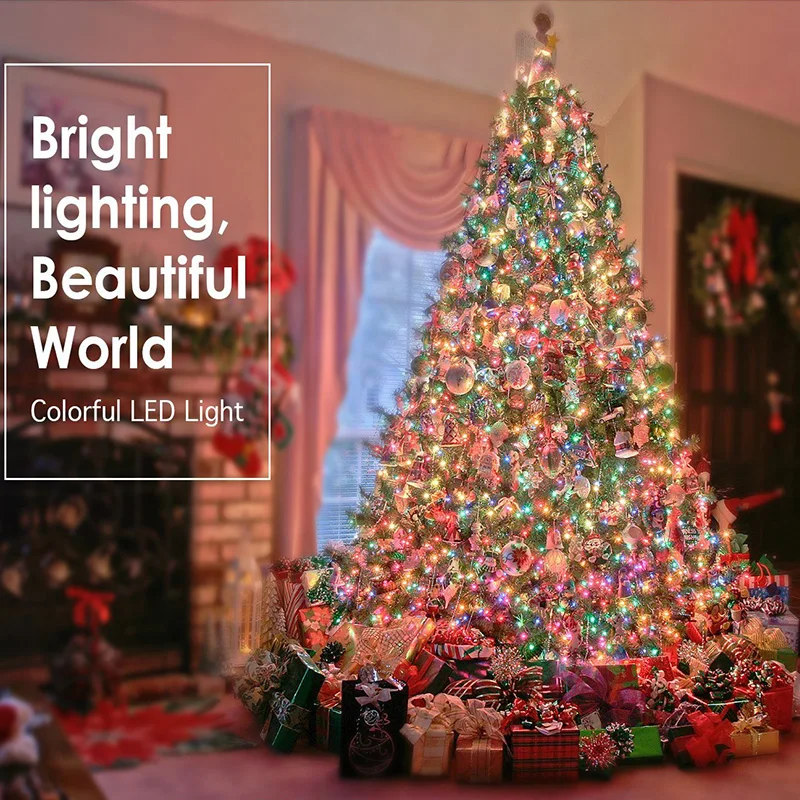 
Водонепроницаемая Рождественская светодиодная гирлянда, 40 светодиодов 