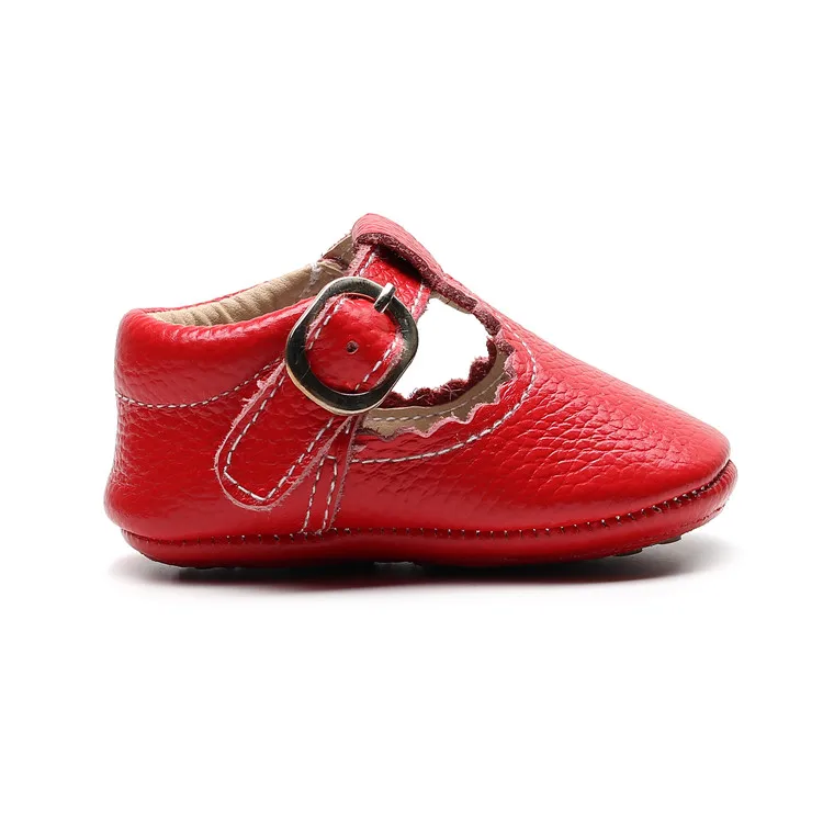 Детские Туфли Мэри Джейн, натуральная кожа, Мокасины, Нескользящие, для прогулок, для маленьких девочек и мальчиков