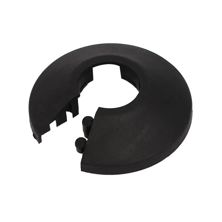 Wuyee 1 pcs 16mm Collar de Cubierta de Tubo de Agua de radiador de Brida de Pared de pl/ástico Negro para Poner en Orden Las tuber/ías del radiador