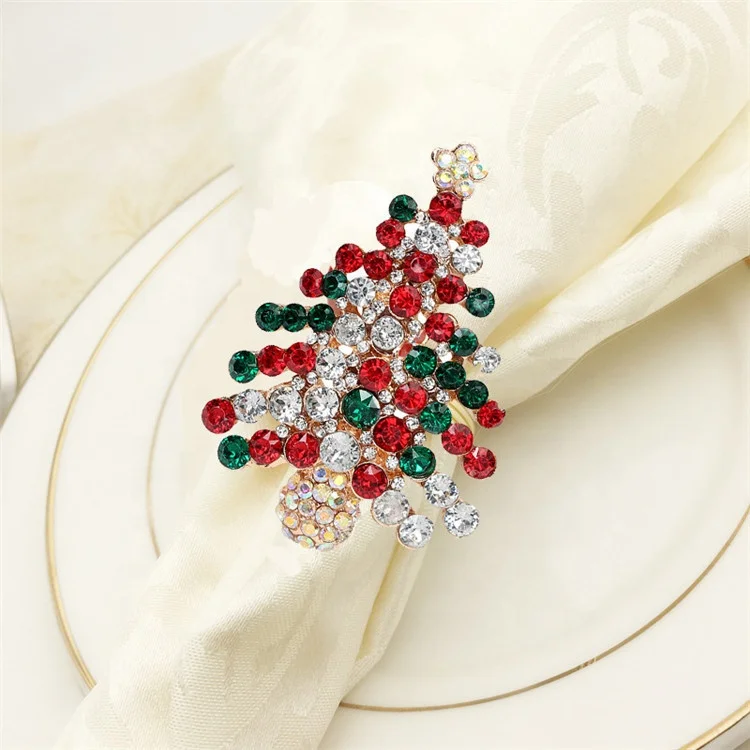 Свадебные Кольца для салфеток со стразами с искусственным жемчугом кольца для салфеток NH-60