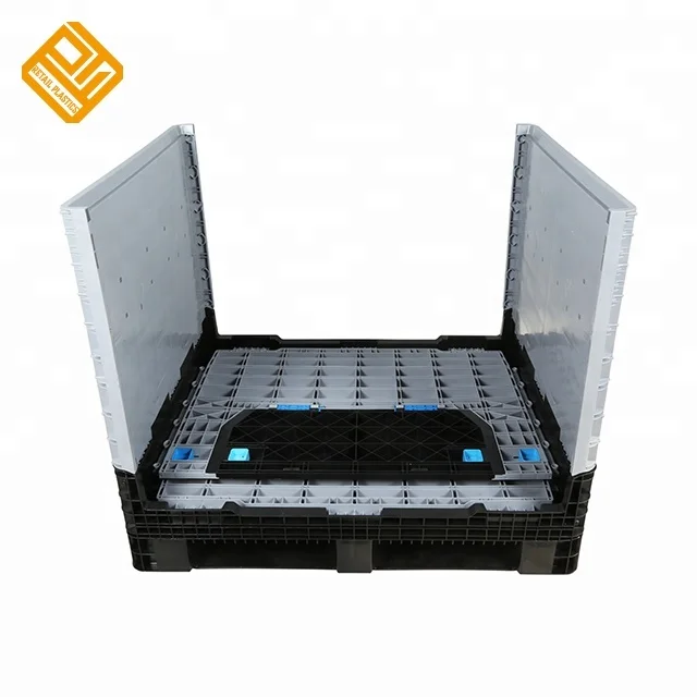 Large Bulk Collapsible Pallet Container Folding Plastic Pallet Box
