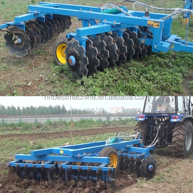 Tractor Mounted 3 Point Offset 20 Blades Disc Harrow for Sale