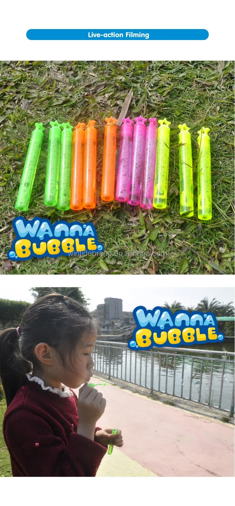 Children party soap water stick bubble toy wand bubbles kids toys