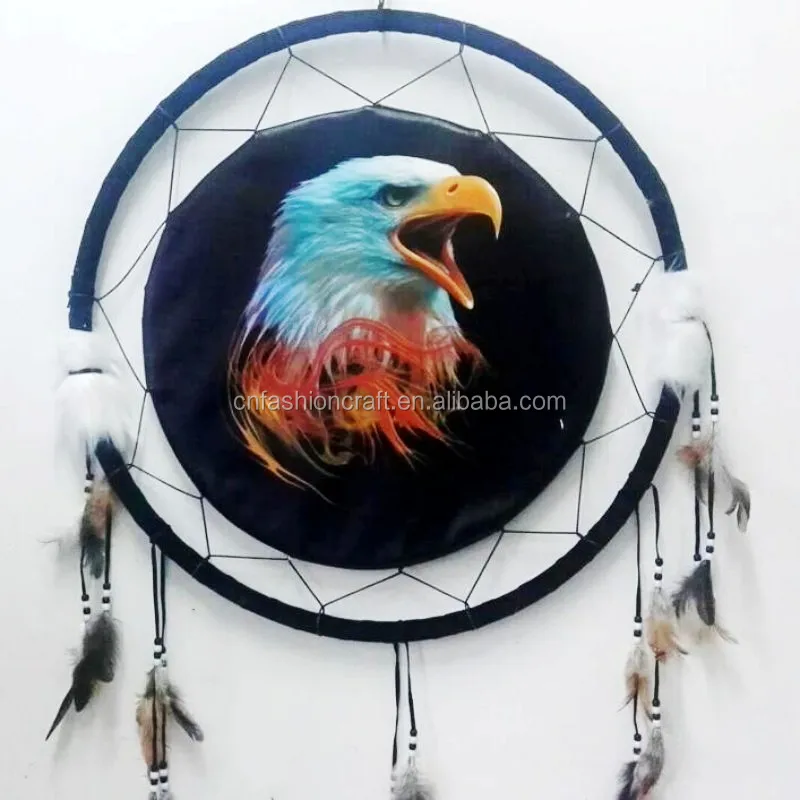 Dekorasi Gantung Dinding,Hadiah Kerajinan Tangan Serigala/Beruang/Elang  Penangkap Mimpi - Buy Eagle Dream Catcher,Dinding Menggantung  Dekorasi,Dream Catcher Besar Product On Alibaba.com