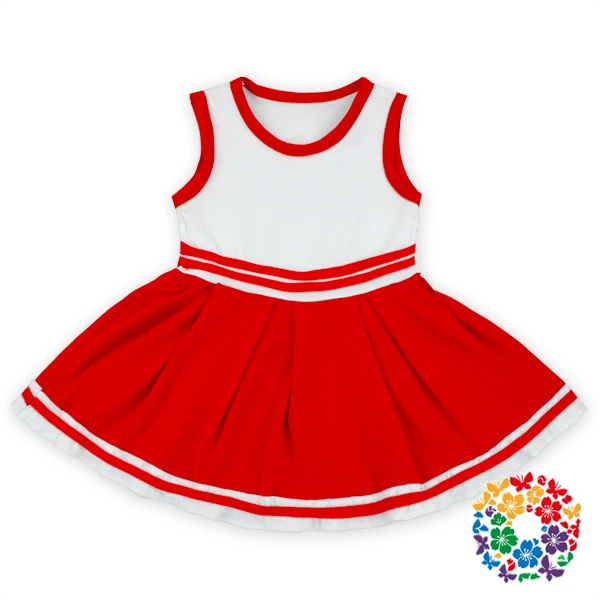 red color baby frock
