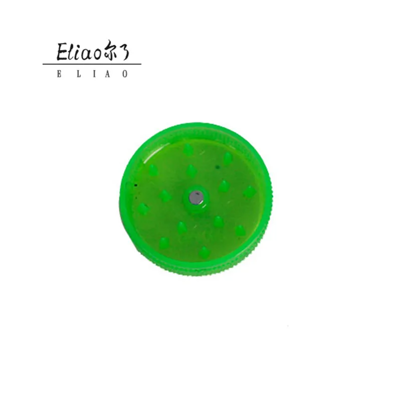 Erliao 60mm 3pc Acrylic Cheap Plain  Free Sample Plastic Manual  Tobacco Scrap Made Herb  Grinder