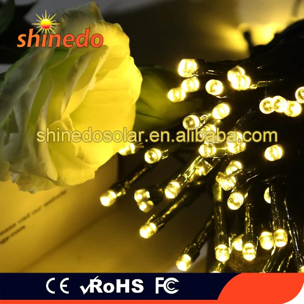 
 Уличная цветная Рождественская садовая гирлянда на солнечной батарее с 100 светодиодами, сказочный светильник для свадьбы, вечеринки, двора  