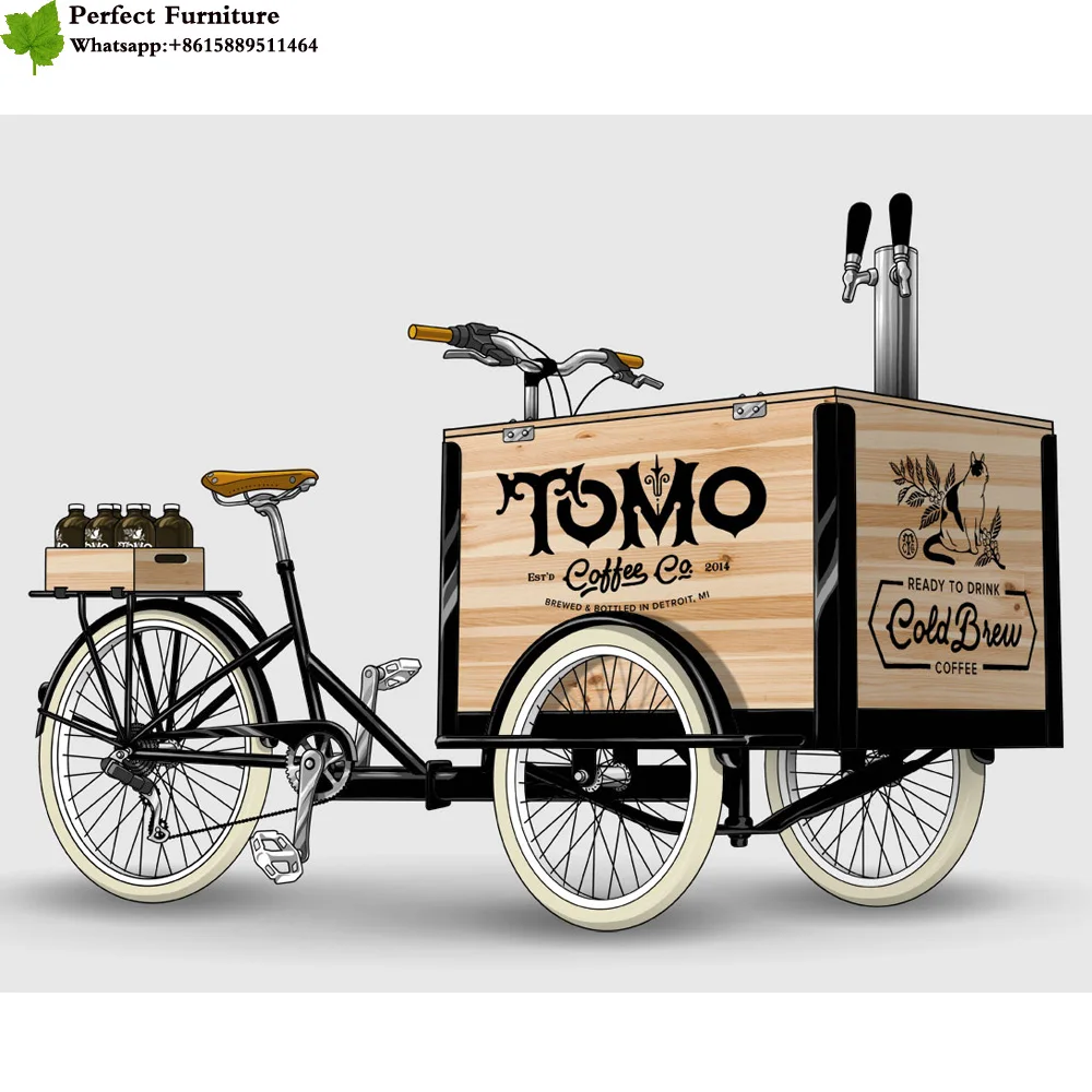 food bicycle cart