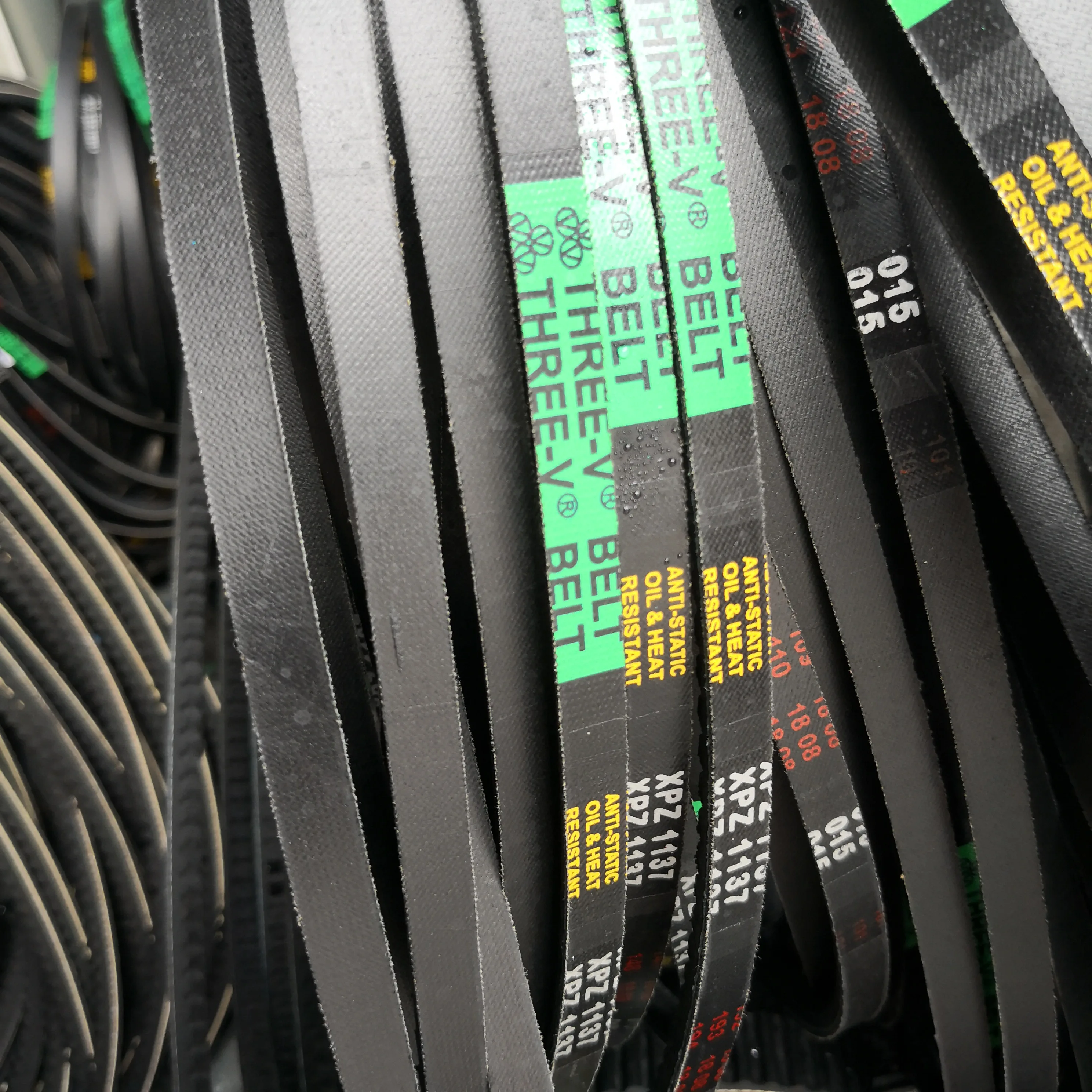 Raw Edge Rubber Vee Belt SP Series    XPZ XPA XPB XPC SPAX SPBX SPCX 3VX 5VX 8VX