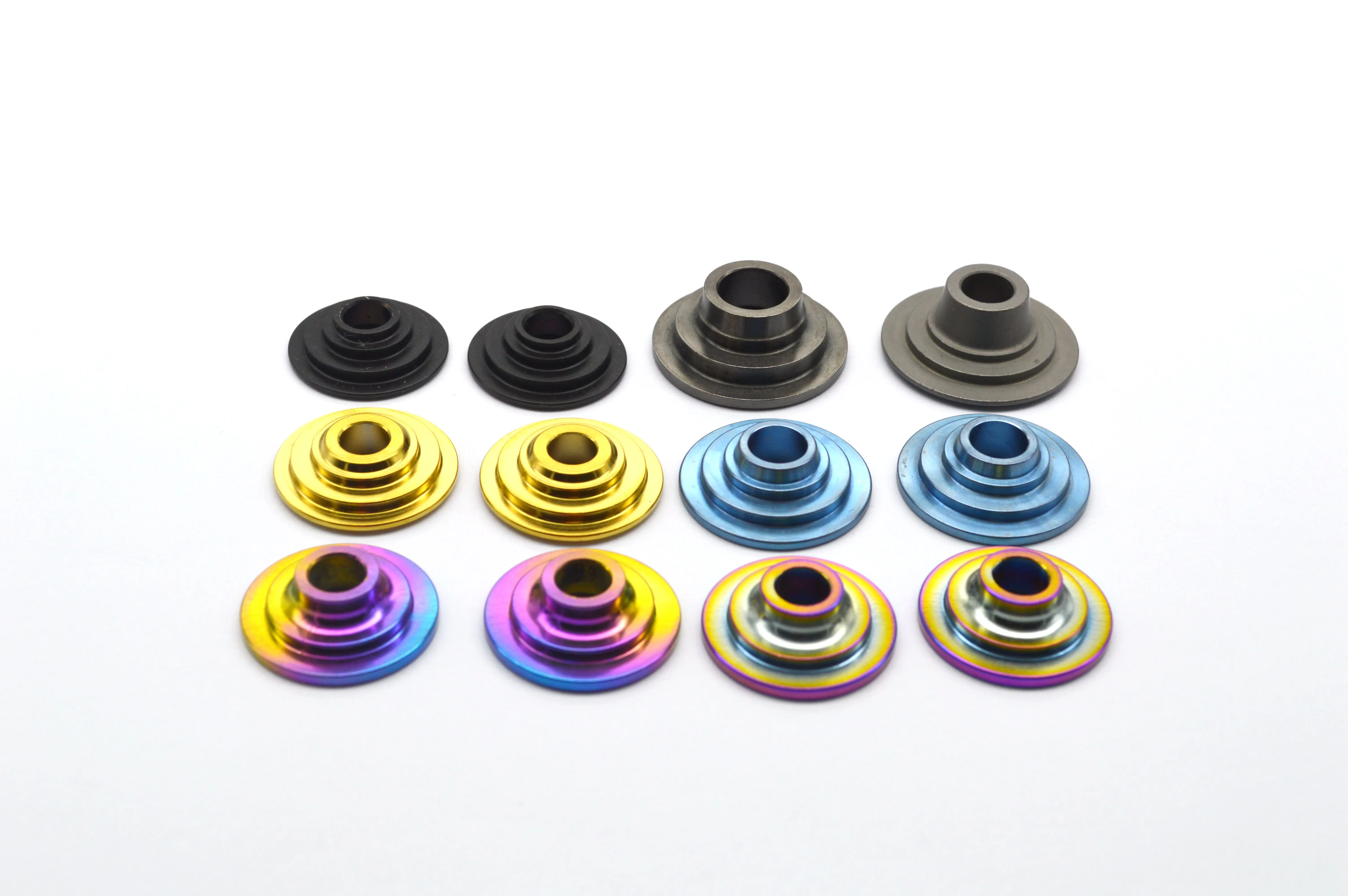 High Performance Strong Light Weight Precision Gr5 Titanium Alloy Valve Spring Retainer for Car Engine Modifying