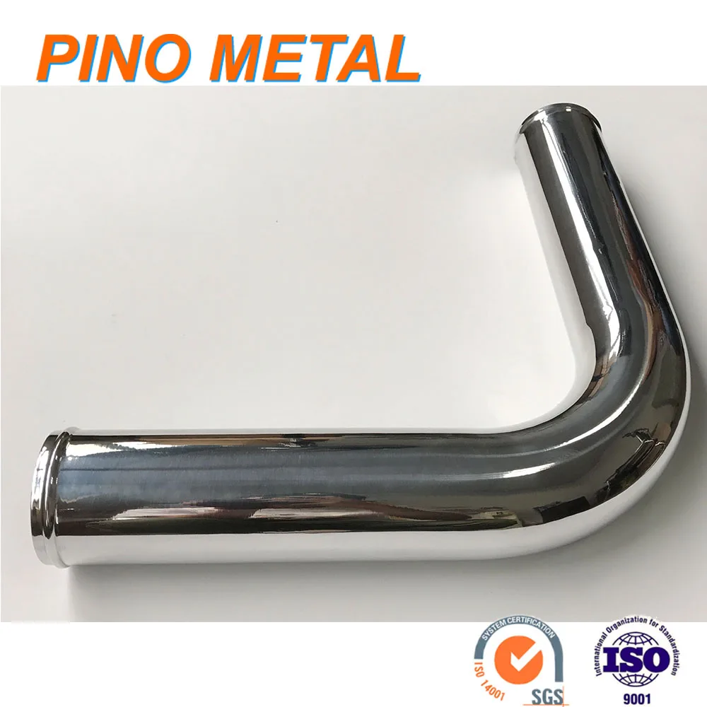 Factory Universal Intercooler Pipe Polishing Aluminum Piping Clamps+Silicone Connectors