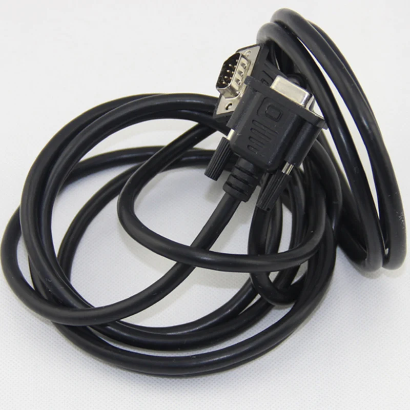 DB9 Male to DB9 Female Null Modem Cable Home Theater Application Bare Copper Conductor with Braid Shielding