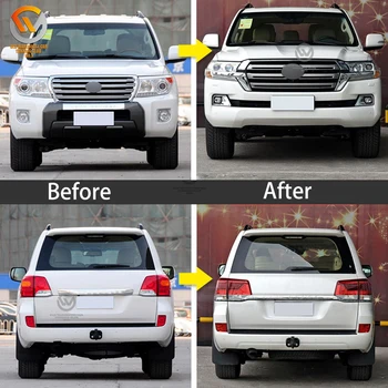 full set auto accessories bumper body kit for 2016 land cruiser old update to new LC200