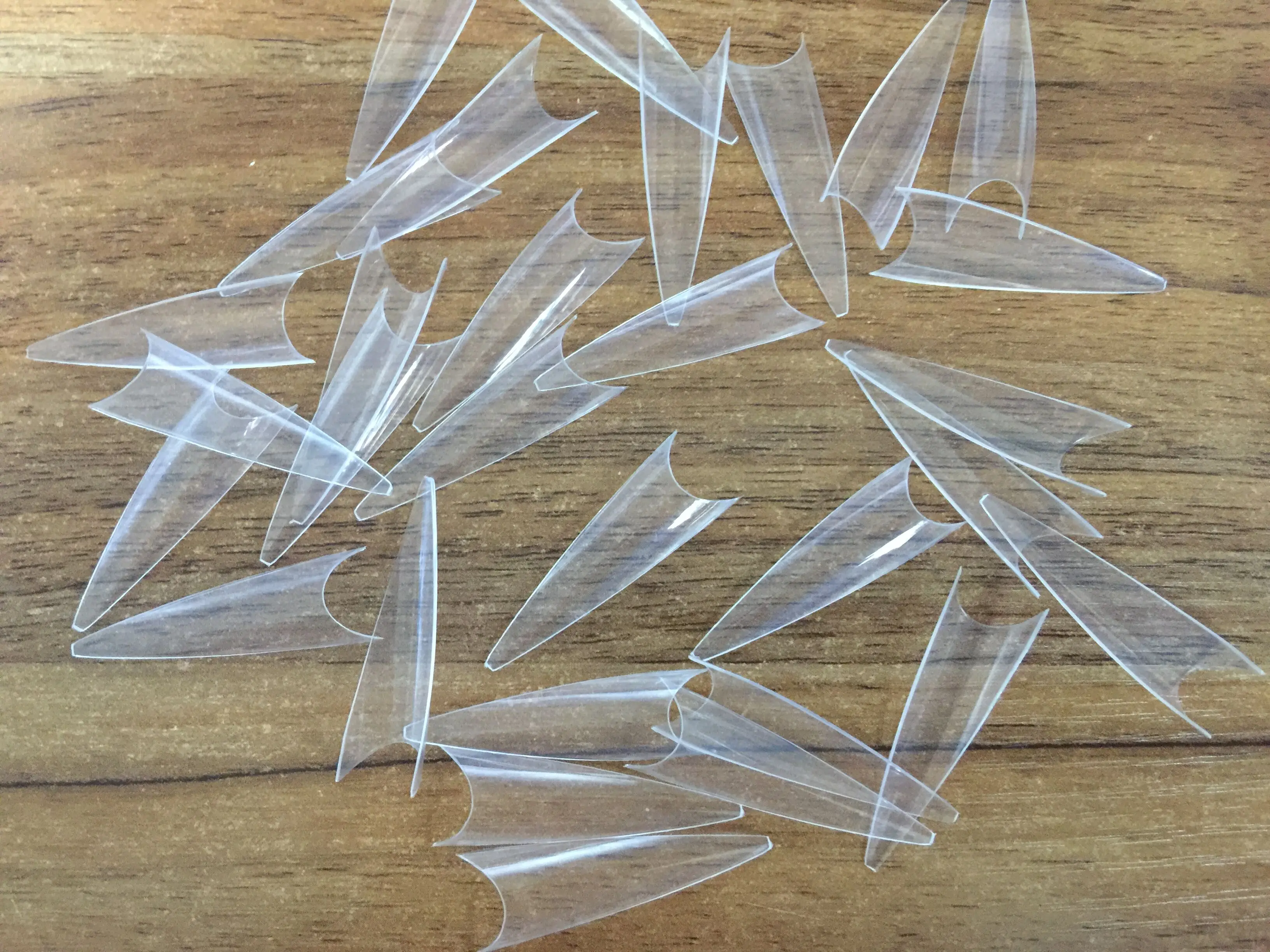 Yimart 500 шт. акриловые бусины средней длины на каблуке-шпильке для ногтей советы острым носком накладные ногти