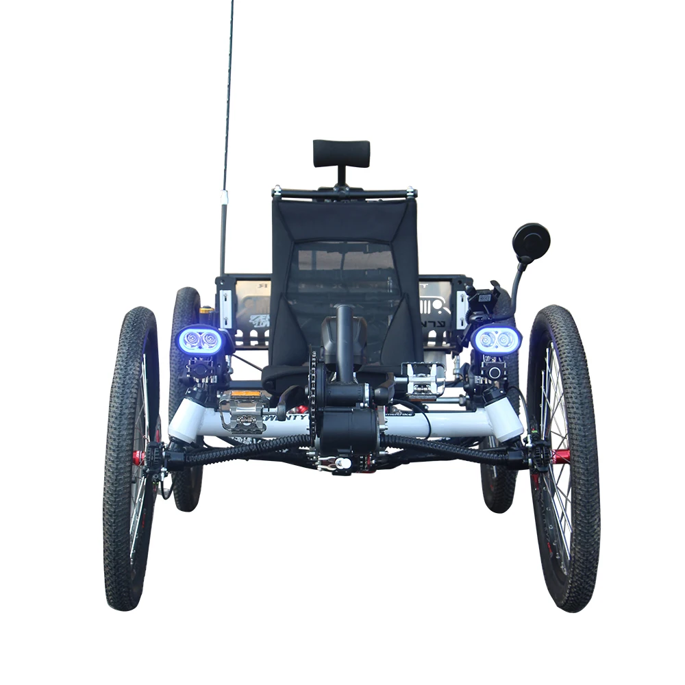 City Commuting All Wheel Drive 4x4 Electric Recumbent Bike