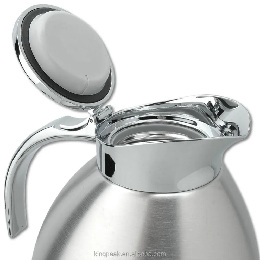 Hot Sale 34oz Stainless Steel Double Walled Vacuum Insulated Coffee Pot Carafe Dishwasher Safe