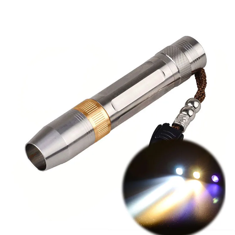 Portable Purple Light Fluorescent Agent Detection Torch Jewelry Jade Gem Testing Torch
